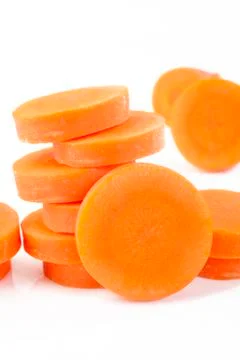 Carrot slice Stock Photos
