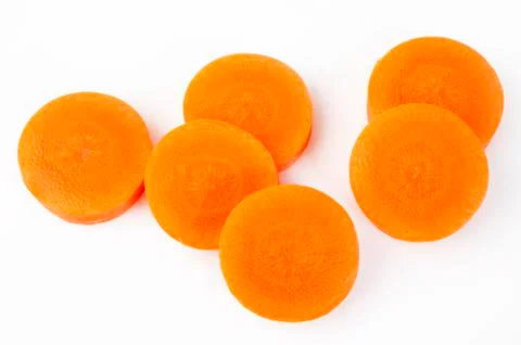 Carrot slice Stock Photos