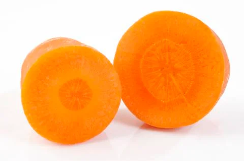 Carrot slice 스톡 사진