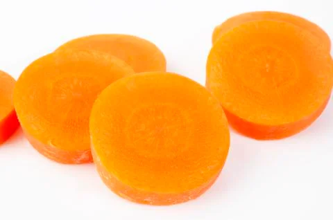 Carrot slice Foto stock