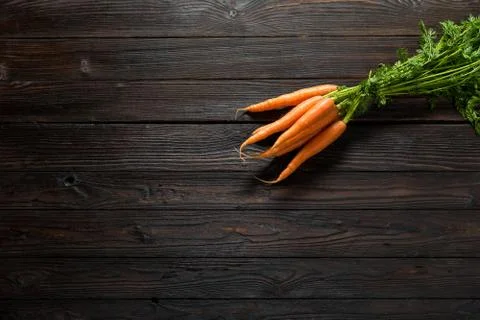 Carrot on table Stock Photos