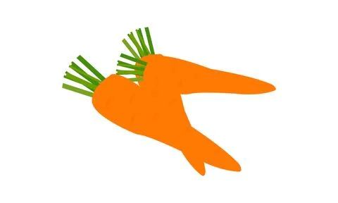Carrot Vector  Design And Illustration. Stock Illustration