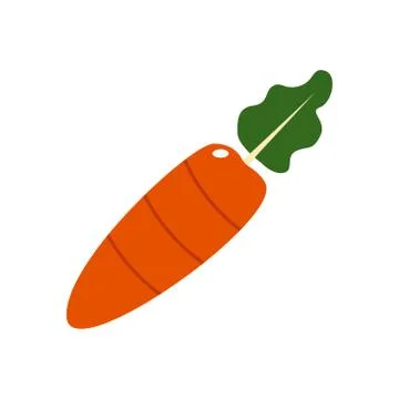 Carrot vector design template illustration Иллюстрация
