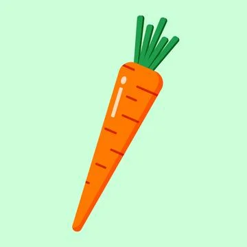 Carrot vector illustration. Stock Illustration
