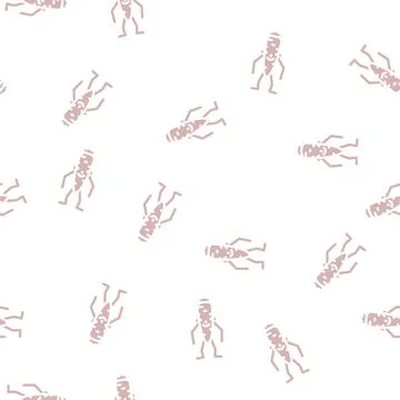 Carrot vegetable character glyph vector seamless pattern Illustrazione stock