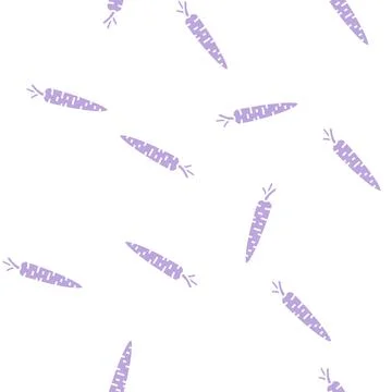 Carrot vegetable glyph seamless pattern Illustrazione stock