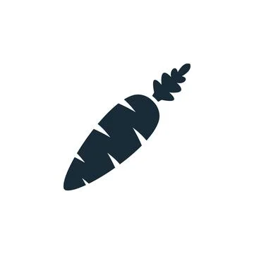 Carrot Vegetable Icon Design Template Elements Stock-Illustration