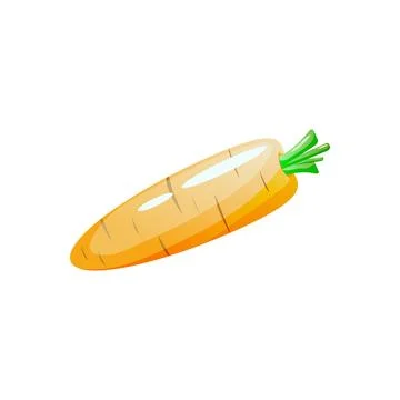 Carrot vegetable icon. Stock Illustration