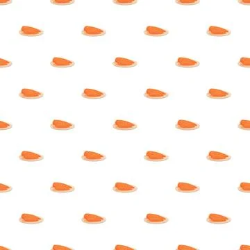 Carrot vegetable illustration seamless pattern background Stock Illustration