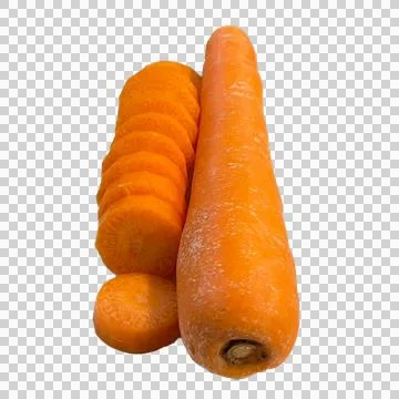 Carrot on white background Stock Photos