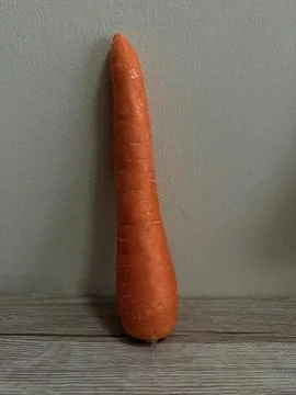 A  carrot with white background Foto stock