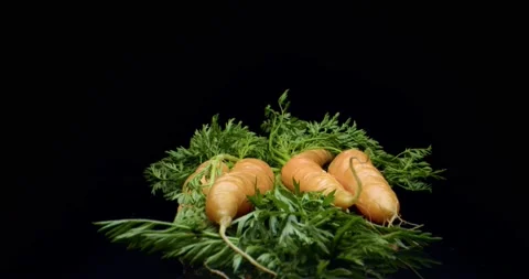 Carrots close up Video stock 134422005
