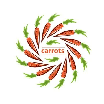 Carrots illustration Stock Illustration