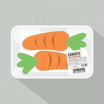 Carrots Pack Vector Illustration Stock Illustration