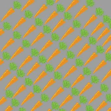 Carrots pattern background Stock Illustration