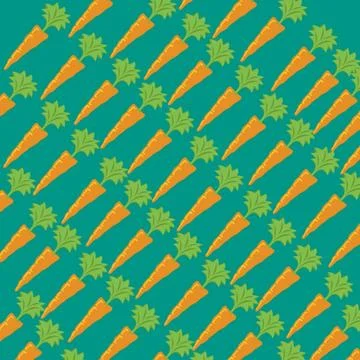 Carrots pattern Stock Illustration