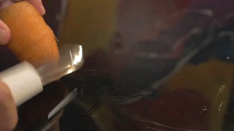 Carrots Peel Stock Footage 62598122