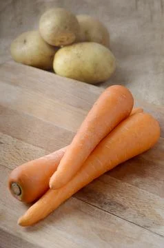 Carrots Raw Stock Photos