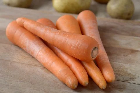 Carrots Raw Stock Photos