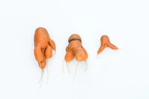 Carrots shapes Stock Photos