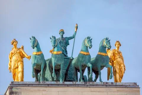 Carrousel Arc de Triomphe Stock Photos