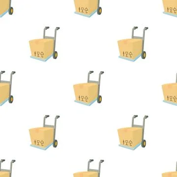 Carrying box pattern seamless vector 스톡 일러스트