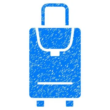 Carryon Grainy Texture Icon Illustrazione stock