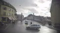 Cars and pedestrians in the street, active life in European city, tourism 4k or 4k+ Resolution