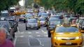 Cars, bicycles and pedestrians on Manhattan street 4k or 4k+ Resolution