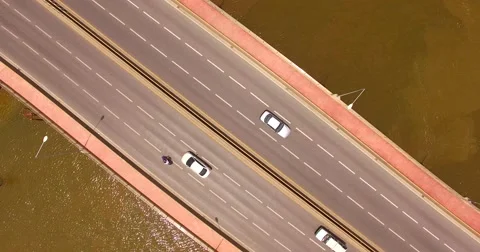 Cars on the bridge 動画素材 64005174
