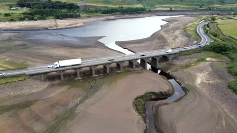 Cars on the Bridge Stock Footage 226242543