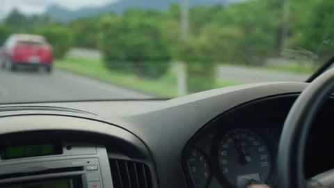 A car's clean dashboard Stock-Footage 80451499