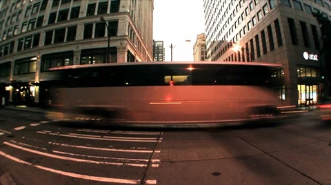 Cars crosswalk Stock Footage 8621653