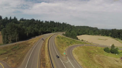Cars driving on freeway, Stock Footage 39766713