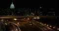 Cars Driving Traffic on Highway in Washington DC Us Capitol Building Night Light 4k or 4k+ Resolution