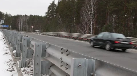 Cars On Highway Stock Footage 44664582