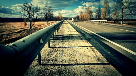 The cars on the highway .mp4 Stock Footage 32305415