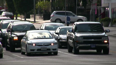 Cars at intersection Video stock 1217726