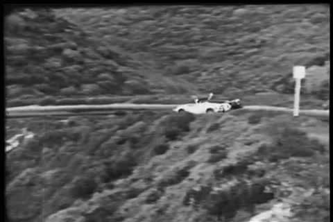 Cars overtaking each other during road race 스톡 동영상 11348341