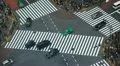 Cars Passing Anonymous Traffic Colorful Taxi Cab Commuter Tokyo Busy Street Road HD Footage