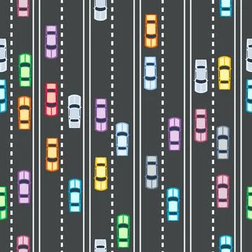 Cars seamless pattern Stock Illustration