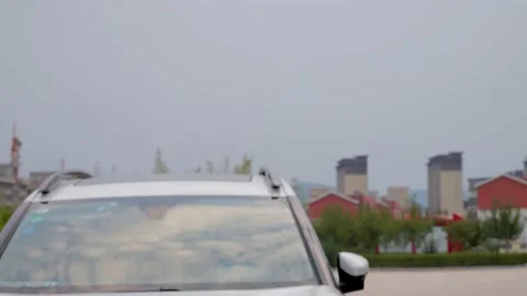 Car's side front face Stock Footage 157623803