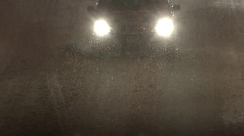 Cars in snow 動画素材 34458682