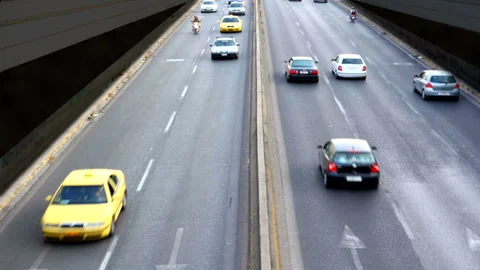 Cars timelapse  Stock Footage 210647445