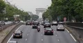 Cars Traffic Jam on Busy Champs Elysees Boulevard Arch of Triumph in Paris City 4k or 4k+ Resolution