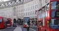 Cars Traffic Jam on Busy Regent Street Urban Transportation in London Center Day 4k or 4k+ Resolution