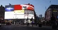 Cars Traffic Jam on Street and Crowd of People in London Piccadilly Circus Dusk 4k or 4k+ Resolution