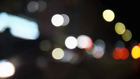 Cars at traffic lights. light blur Video stock 125272953