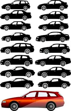 Cars vector Stock Illustration