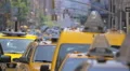 Cars vehicles taxi cabs rush hour heavy street traffic NYC sunny New York City 4k or 4k+ Resolution